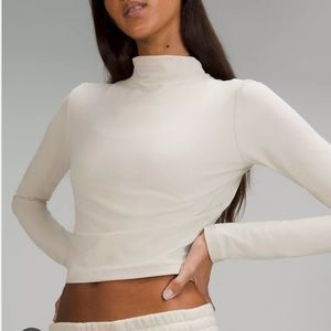 Align turtle neck crop top